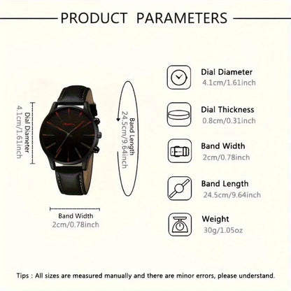 Set Reloj Elegancia Masculina