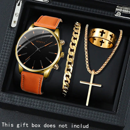 Set Reloj Elegancia Masculina