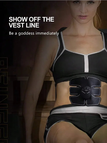 Muscle Stimulation Patch, Abdominal Training Smart Fat Burning Fitness Apparatus, Unisex