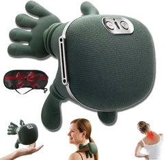 Electric Neck Massager & Back Massager Electric Deep Tissue Massage 4D Palm-Like Design Relieves Pain, Relaxes Muscles