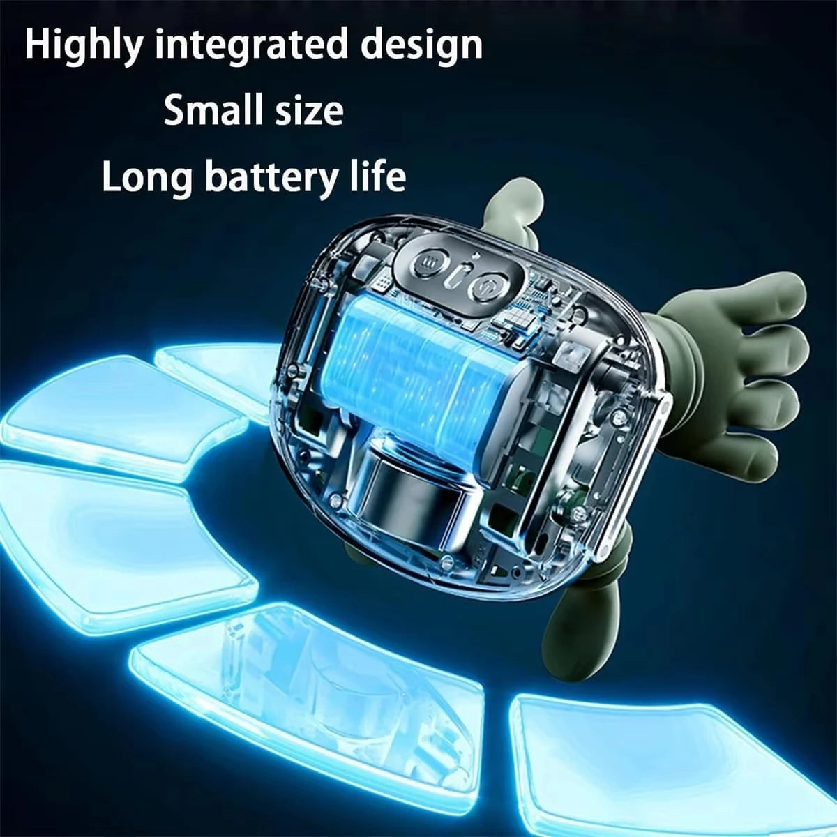 Electric Neck Massager & Back Massager Electric Deep Tissue Massage 4D Palm-Like Design Relieves Pain, Relaxes Muscles