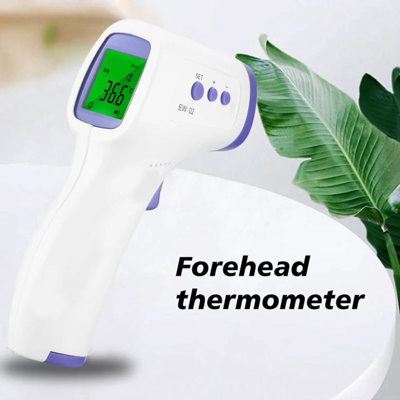 Forehead Digital Display Thermometer Non-contact Infrared Infant Temperature Fever Safety Health Measurement Tool/oximeter