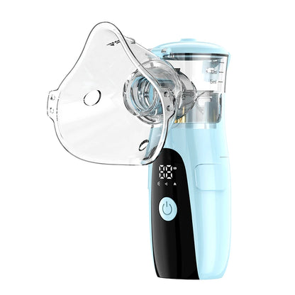 AiQUE Rechargeable Nebulizer Mesh Portable LED Hoseheld Medical Silent Ultrasonic Inhaler Mobile Steam Runny Nose Child Adult